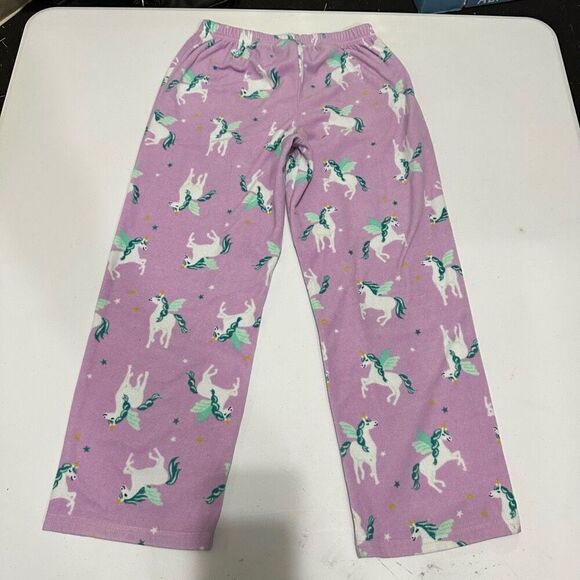 Carters/Wonder Nation Pajama Bottoms | Shorts & Fleece pants | Girls size M 7/8 - Picture 2 of 11
